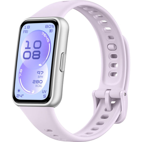 Huawei Band 11 Durable Polymer Materials Case with Fluoroelastomer Strap (Purple)