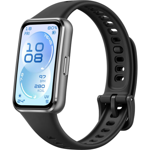 Huawei Band 11 Aluminium Alloy Case with Fluoroelastomer Strap (Black)