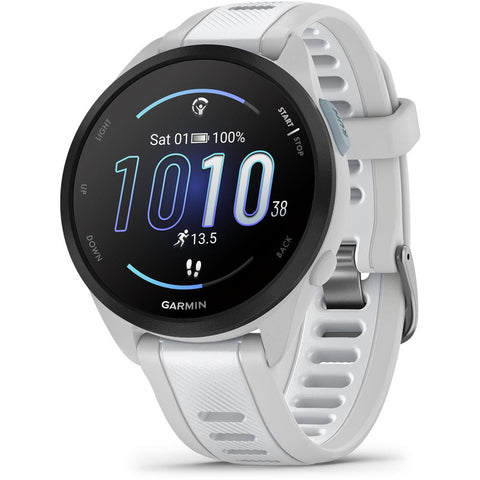 Garmin Forerunner 165 Smart Watch (Mist Grey/Whitestone)