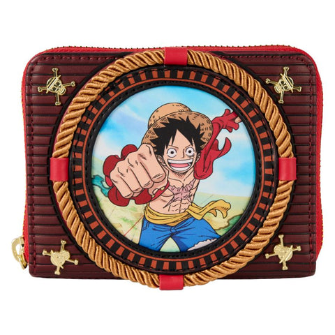 One Piece - Luffy Compass Zip Wallet (Loungefly)