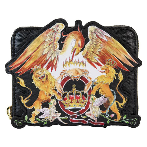 Queen - Logo Crest Zip Around Wallet (Loungefly)