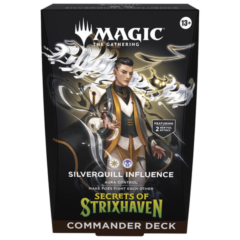 Magic The Gathering Trading Card Game - Secrets Of Strixhaven Commander Deck (Assorted Styles)