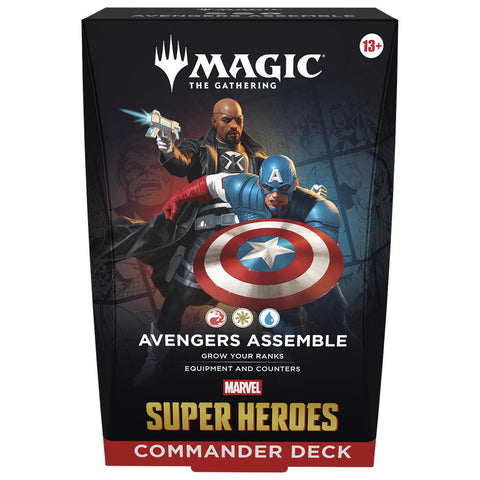 Magic The Gathering Trading Card Game - Marvel Super Heroes Commander Deck (Assorted Styles)