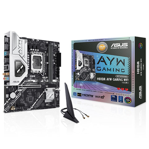 Asus H810M AYW Gaming WiFi-CSM LGA 1851 mATX Mottherboard (H810M AYW GAMING WIFI-CSM)