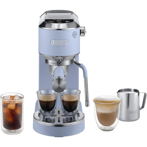 De'Longhi EC890BK Dedica Duo with Cold Brew Coffee Machine (Blue)