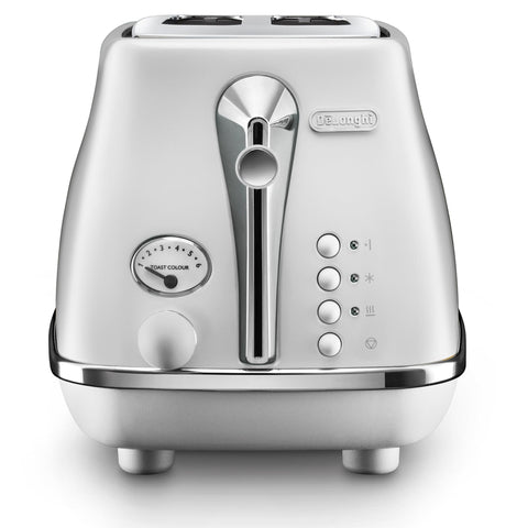 De'Longhi CTOC2003W Icona Capitals 2 Slice Toaster (Sydney White)