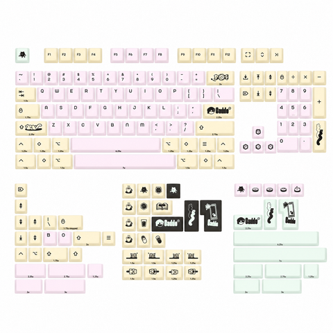 Keybyelab Cherry profile Caddo Dye-sub PBT keycaps Set