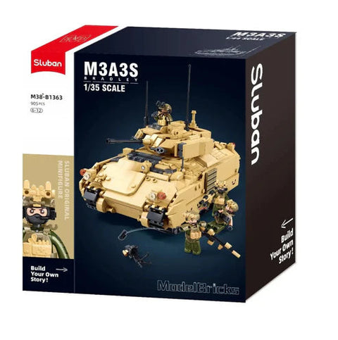 Sluban 1/35 905pc M3A3 Bradley