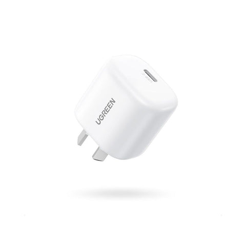 UGREEN Mini 20W USB-C Fast Charger with Power Supply PD 3.0