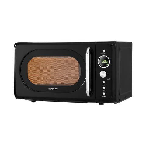 Devanti 20L Microwave Oven 700W (Black)
