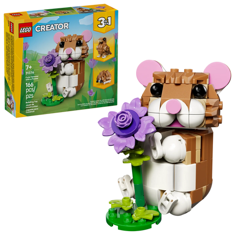 LEGO CREATOR 3-in-1 - Cute Hamster with a Flower