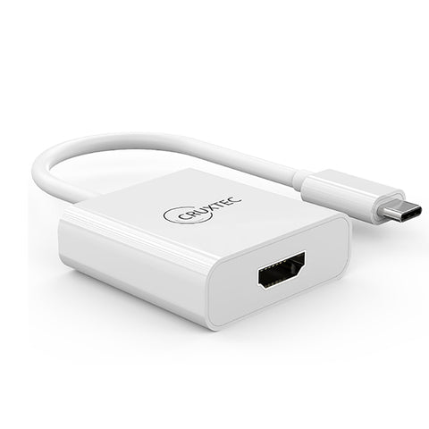 Cruxtec Type-C to HDMI 4K Adapter (White)