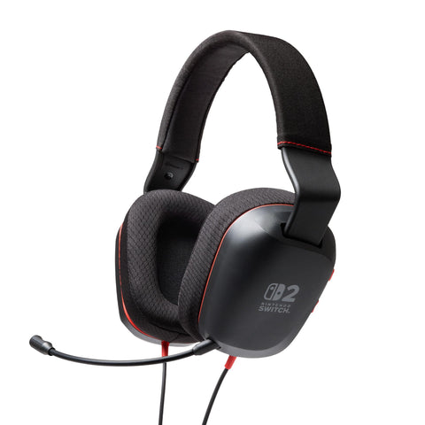 PowerA Wired Stereo Headset for Nintendo Switch 2 (Black)