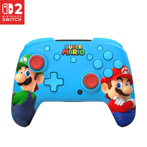 Turtle Beach Rematch Wireless RGB Gaming Controller for Nintendo Switch 2 (Mario & Luigi)