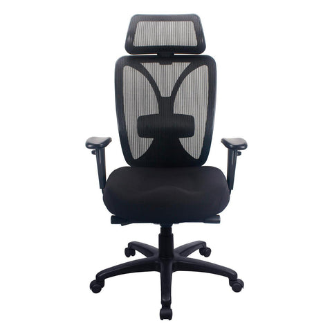TEMPUR TP6450 Mesh Back Fabric Office Chair (Black)