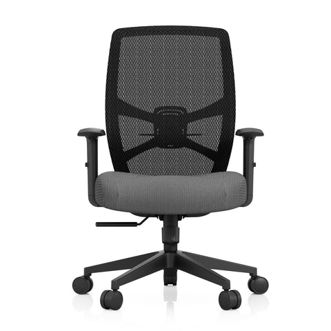 TEMPUR ProTask Mesh / Fabric Swivel Executive Office Chair (Black)