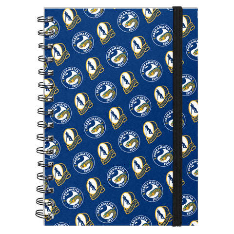 NRL - Paramatta Eels Hardcover A5 Spiral Notebook