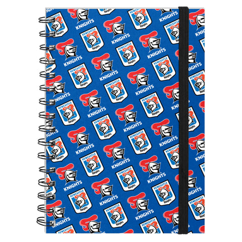 NRL - Newcastle Knights Hardcover A5 Spiral Notebook