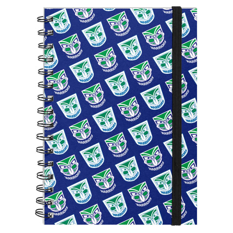 NRL - New Zealand Warriors Hardcover A5 Spiral Notebook