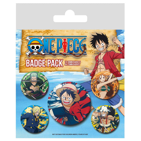 One Piece - Straw Hat Crew Badge Pack
