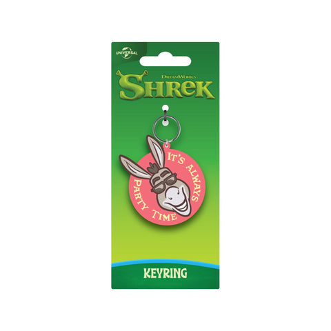 Shrek - Donkey Party Time Keyring