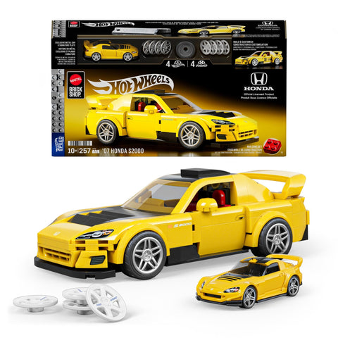 Mattel Brick Shop Hot Wheels '07 Honda S2000 (257 pieces)