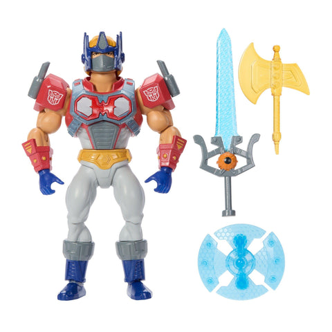 Masters Of The Universe x Transformers - Optimus Prime Armor He-Man Action Figure