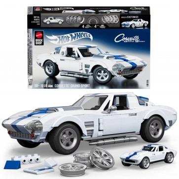 Mattel Brick Shop Hot Wheels Corvette Grand Sport (918 pieces)