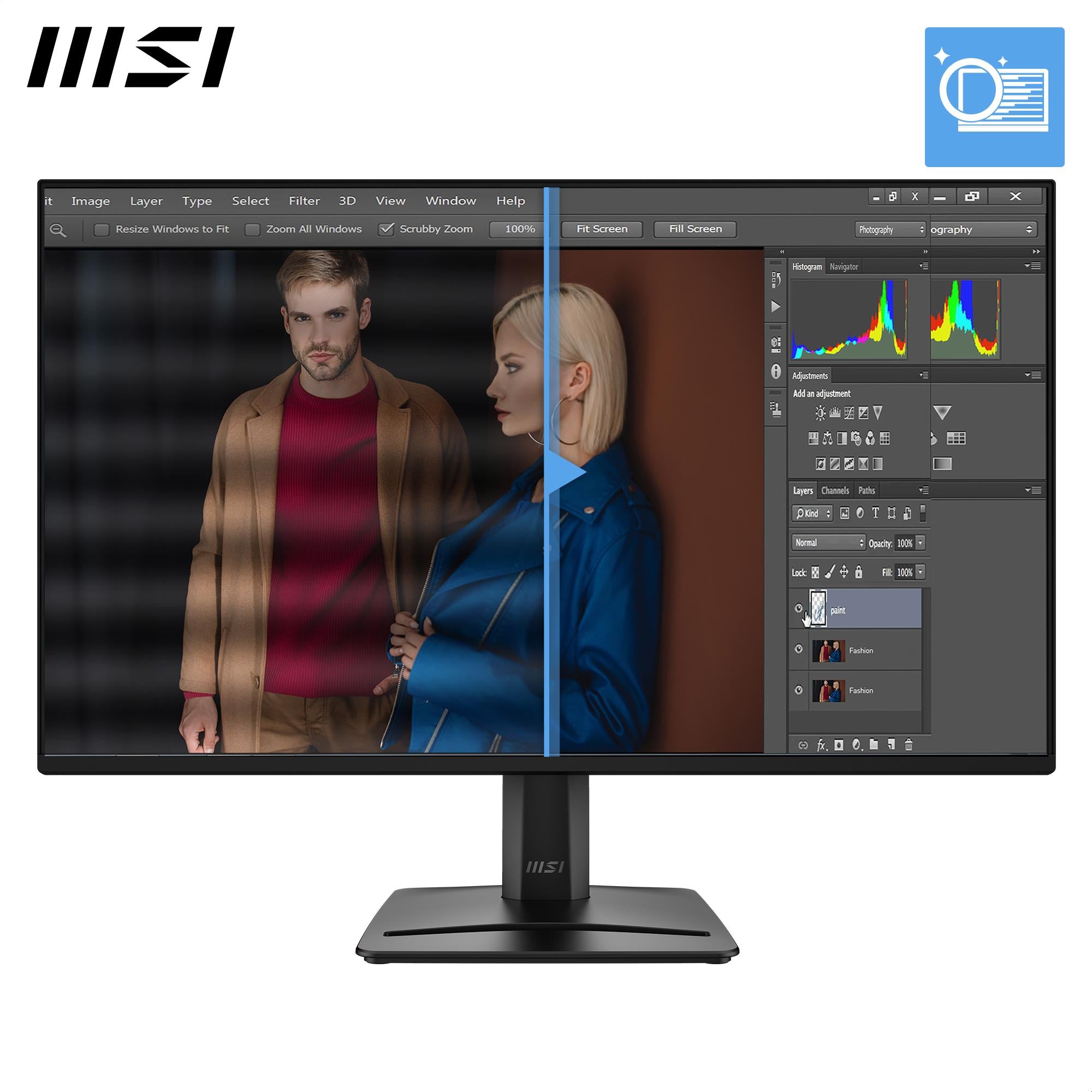 MSI Pro MP275 E14L 27" FHD 144Hz Business Monitor