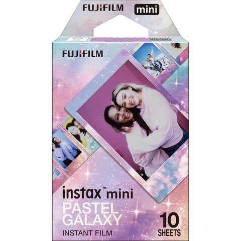 Fujifilm Instax Mini Film Pastel Galaxy for Instax Mini Cameras (10 Pack)