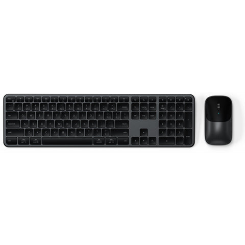 Satechi Slim CEX3 Wireless Keyboard and Mouse Combo (Space Black)