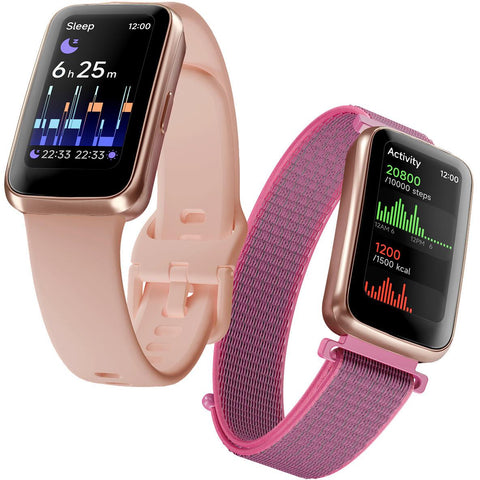 Ryze Elevate Gen2 Smart Watch (Pink & Hot Pink)