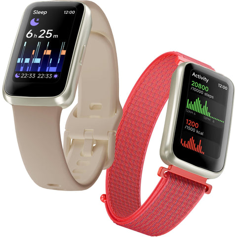 Ryze Elevate Gen2 Smart Watch (Cream & Red)