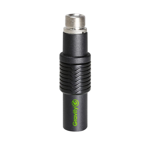 Gravity MSQC1B Quick 90mm Aluminium Coupler For Mic Clips & Boom Arms Black