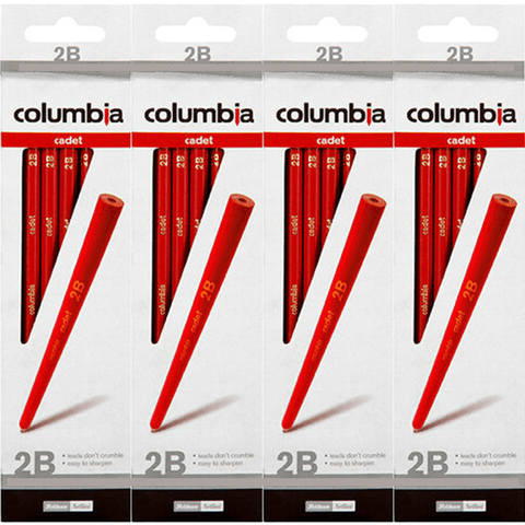 Columbia Cadet Hexagon Pencils 2B ]Box 80]