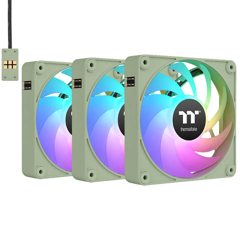 Thermaltake CT140 EX ARGB Fan 3pack (Matcha Green)