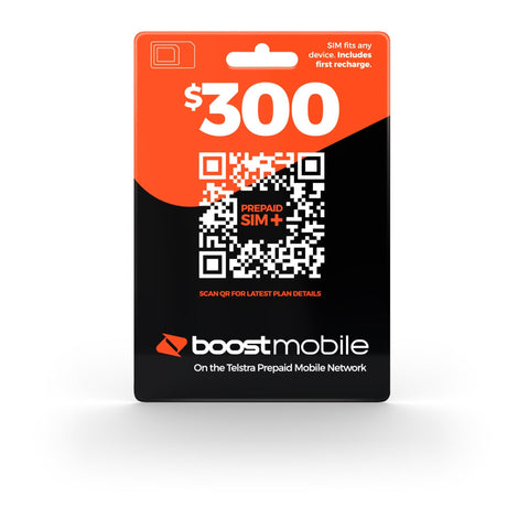 Boost $300 PrePaid Sim Kit [Online]