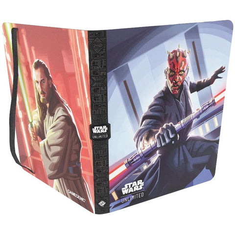 Gamegenic Star Wars Unlimited 18-Pocket Album - Qui-Gon Jinn/Darth Maul