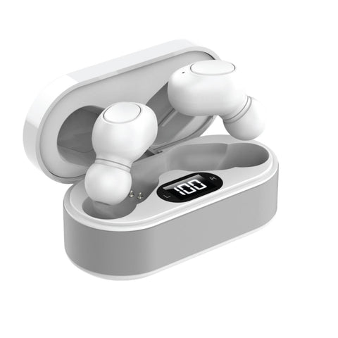 Wellcare TWS Sound Amplified Earbuds (White)