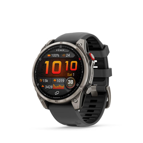 Garmin Fenix 8 Pro 47mm AMOLED Sapphire Edition Titanium with Graphite + Black Band