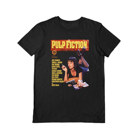 Pulp Fiction - Black T-Shirt (Medium)