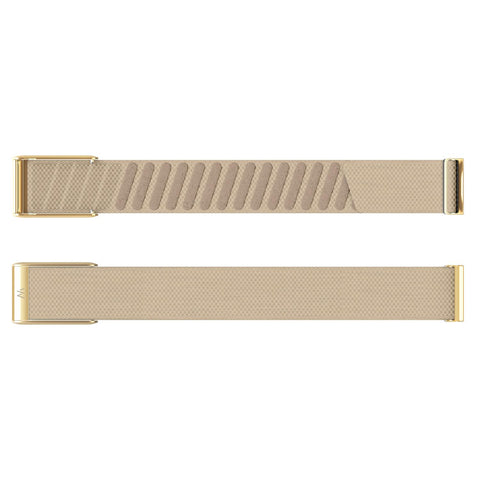 WHOOP SuperKnit Luxe Accessory Band 5.0 - Compatible with One and Peak (Dune/Gold)