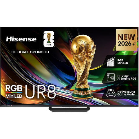 Hisense 65" UR8SAU ULED 4K UHD RGB Mini-LED Smart TV [2026]