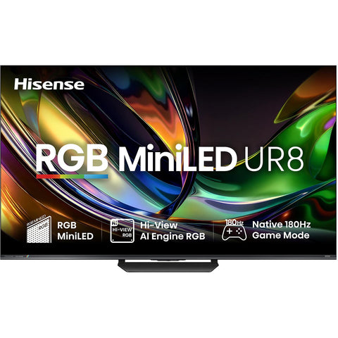 Hisense 85" UR8SAU ULED 4K UHD RGB Mini-LED Smart TV [2026]