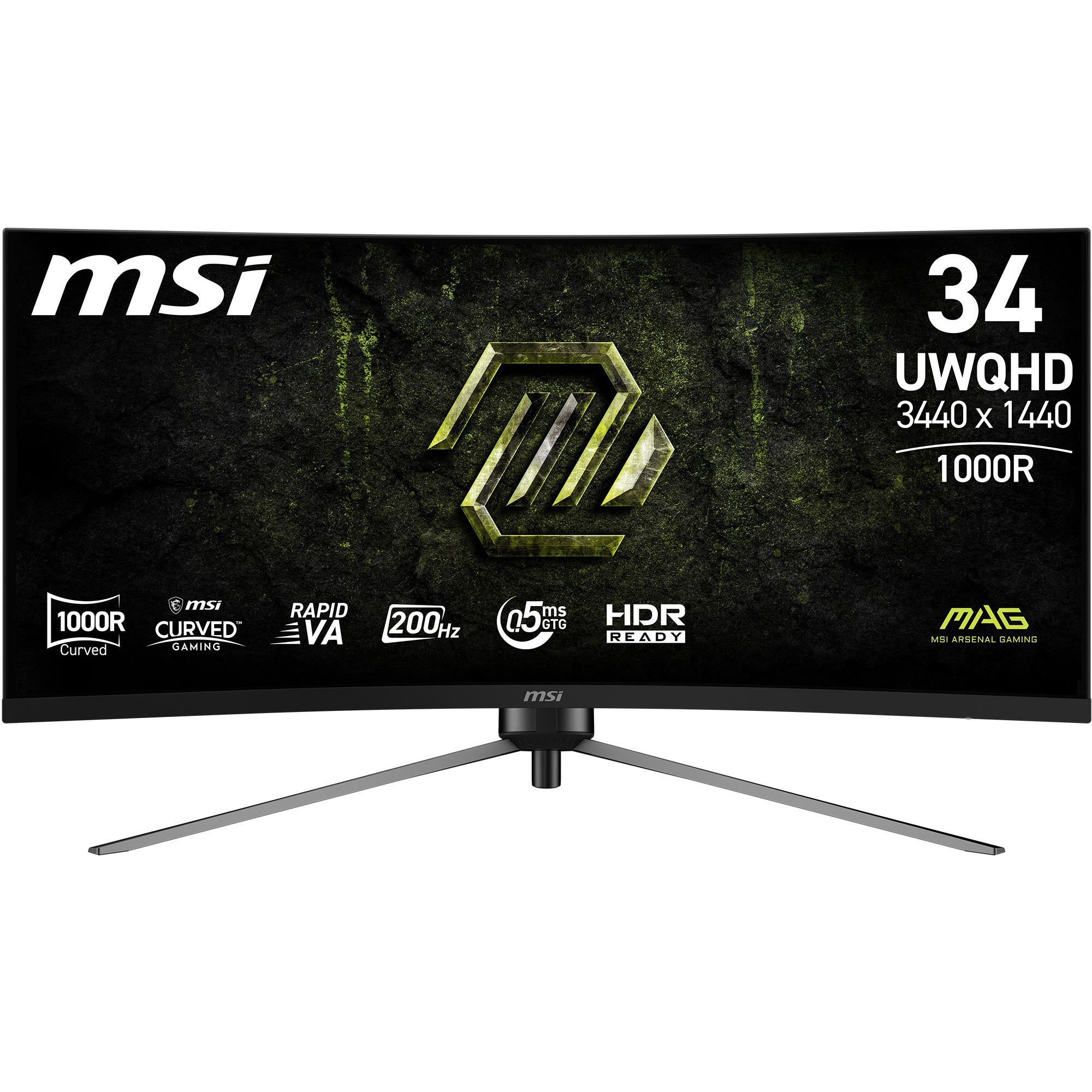MSI MAG 345CQRF E20 34-inch UWQHD 200Hz Curved Gaming Monitor