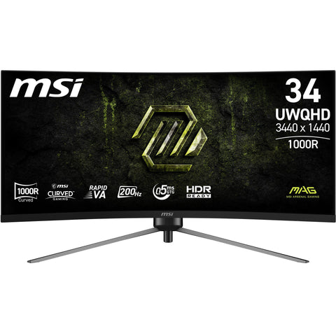 MSI MAG 345CQRF E20 34" UWQHD 200Hz Curved Gaming Monitor