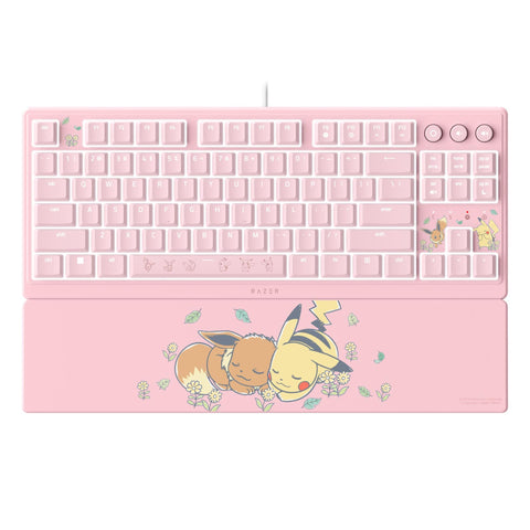 Razer Ornata V3 Tenkeyless Low Profile Gaming Keyboard Pikachu / Eevee Edition