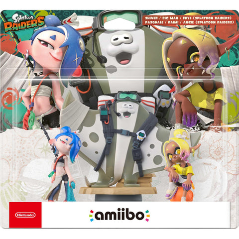 Nintendo amiibo Splatoon Raiders - Shiver, Big Man & Frye