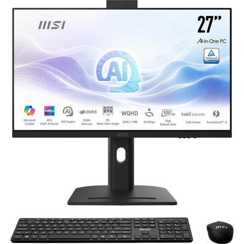 MSI Modern AM273QP 27" WQHD All-in-One AI PC (Intel Core Ultra 5 - 125H)[3TB]