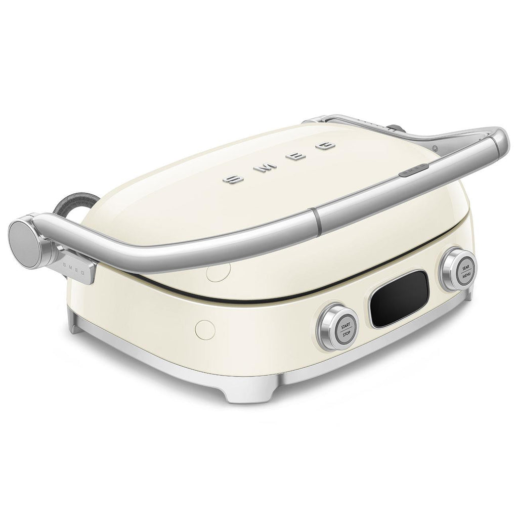 Smeg 50's Style Retro 3-in1 MultiGrill (Cream) - JB Hi-Fi